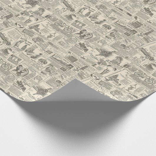  krant Retro Gifts  Cadeaupapier (Hoek)