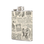  krant Retro Gifts  Heupfles (Links)