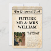 Krant Rustic Fun Photo Sla de datum op Kaart (Voorkant)