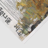  krant Rustic Texture Decoupage Tissuepapier (Detail)