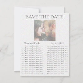 Krant "Save the Date" Save The Date