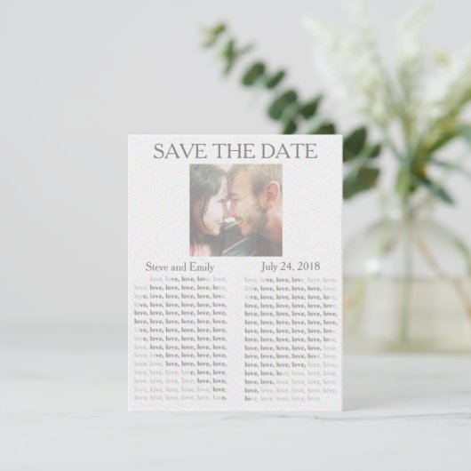 Krant "Save the Date" Save The Date (Staand voorkant)