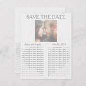 Krant "Save the Date" Save The Date (Voorkant / Achterkant)