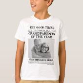 Krant Shirt met Opdracht, Grootouders van het Jaar (Voorkant)