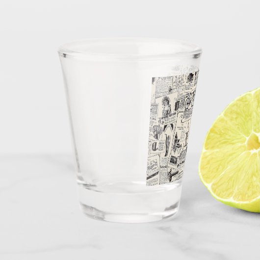 krant shot glas (Links)