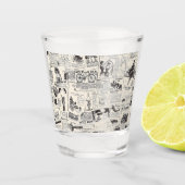 krant shot glas (Voorkant)