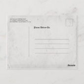 Krant Sla de datum Twee foto's Briefkaart (Achterkant)