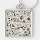 krant sleutelhanger (Voorkant)