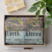  krant Texture Rustic Decoupage Tissuepapier (Geschenk)
