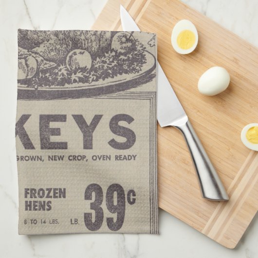 krant Thanksgiving Kitchen Towel Theedoek (Quarter Fold)