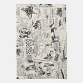 krant theedoek (Verticaal)