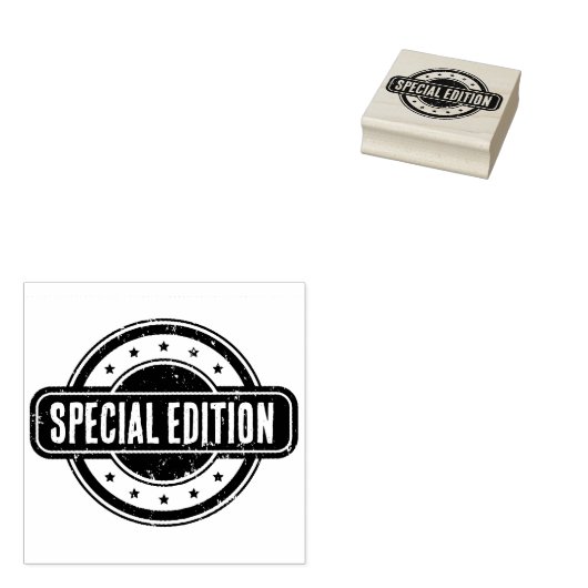 Krant-thema distressed speciale editie rubberstempel (Gestempeld)
