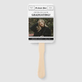 Krant Thema Foto Collage Afstuderen Handwaaier (Voorkant)
