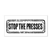 Krant Thema Gehavende Stop de Persen! Rubberstempel (Afrduk)