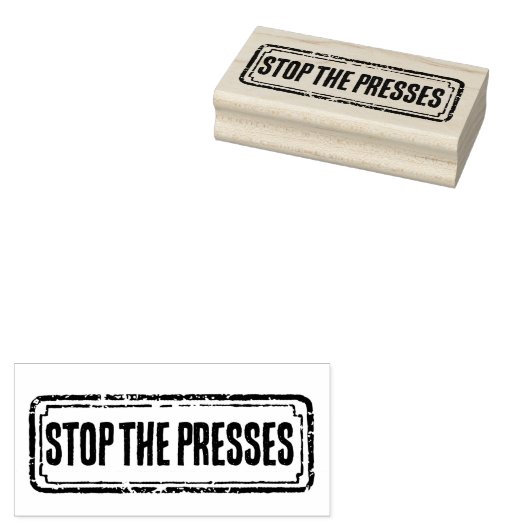 Krant Thema Gehavende Stop de Persen! Rubberstempel (Gestempeld)