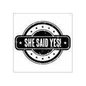 Krant Thema Gehavende Ze Heeft Ja Gezegd! Rubberstempel (Afrduk)