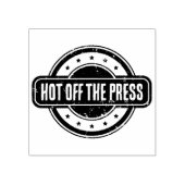 Krant Thema Versleten Heet Uit De Pers Rubberstempel (Afrduk)