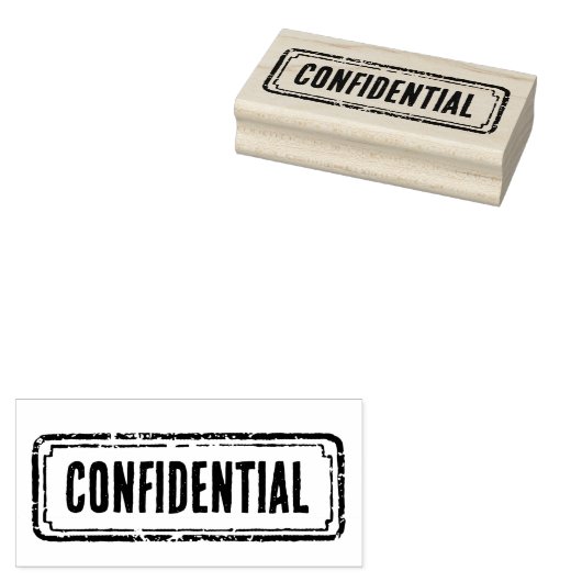 Krant Thema Versleten Vertrouwelijk Rubberstempel (Gestempeld)