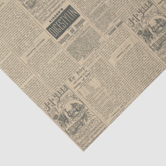 krant tissuepapier (Detail)