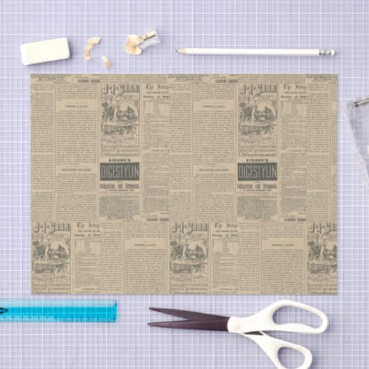 krant tissuepapier (Craft)