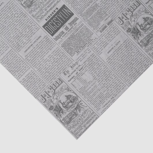 krant tissuepapier (Detail)