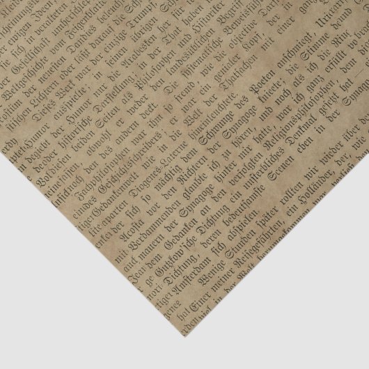 krant Typografie Tissuepapier (Detail)