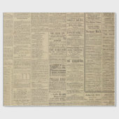 krant uit 1900 cadeaupapier (Vlak)