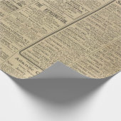 krant uit 1900 cadeaupapier (Hoek)