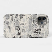 Krant uit het verleden Case-Mate iPhone case (Achterkant (horizontaal))