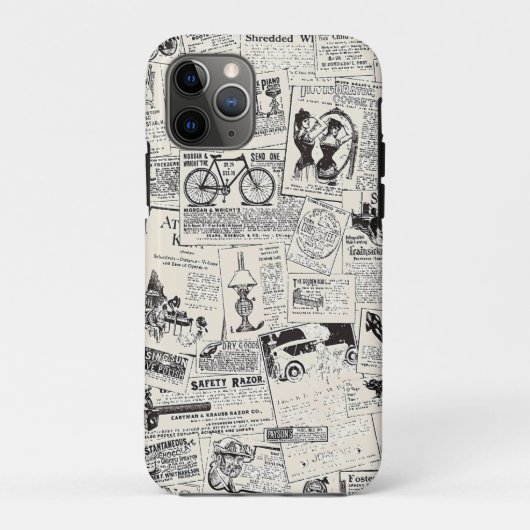 Krant uit het verleden Case-Mate iPhone case (Achterkant)