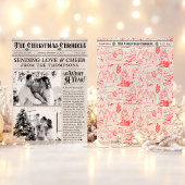 Krant uit vervlogen tijden 2 Foto Wat een jaar Ker Feestdagenkaart