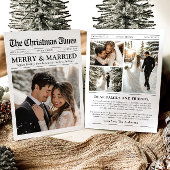 Krant Uniek Leuk Wat een jaar Foto Kerst Feestdagenkaart