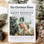 Krant Uniek Leuk Wat een jaar Foto Kerst Feestdagenkaart