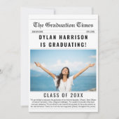 Krant Unieke Klasse van 2024 Afstuderen Aankondiging (Voorkant)