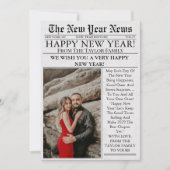 Krant Unieke Leuke Foto 2025 Gelukkig Nieuwjaar Feestdagenkaart (Voorkant)