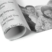 Krant Unieke Leuke Nieuwjaarsfoto Cadeaupapier (Rol Hoek)