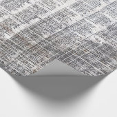 krant urban wrappapier cadeaupapier (Hoek)