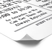  krant Vaudeville 1913, poster (Hoek)