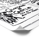  krant Vaudeville 1915 en poster (Hoek)