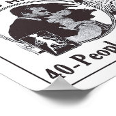  krant Vaudeville 1919 en poster (Hoek)