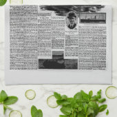  krant verhaal Titanic Theedoek (Gevouwen)