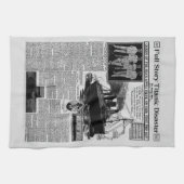  krant verhaal Titanic Theedoek (Horizontaal)