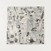 krant wandkleed (Voorkant (horizontaal))