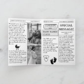 Krant zwangerschap  Baby Shower Aankondiging (Binnen)
