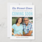 krant | Zwangerschapsaankondiging Aankondiging (Voorkant)