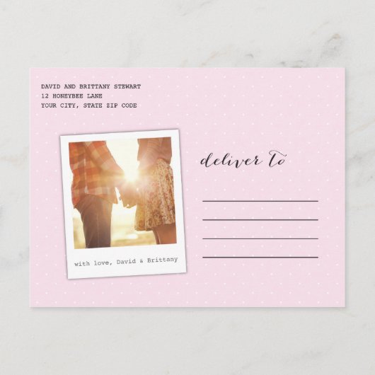 krant | Zwangerschapsaankondiging | Roze Aankondigingskaart (Achterkant)