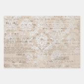 Krantcollage uit het verleden inpakpapier vel (Voorkant 3)