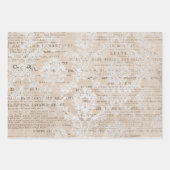 Krantcollage uit het verleden inpakpapier vel (Voorkant)