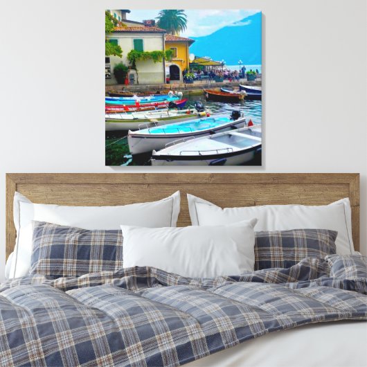 Krante doek canvas afdruk (Insitu (Slaapkamer))