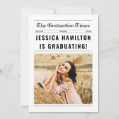 Kranten Afstuderen Unieke Klasse van 2025 Kaart (Voorkant)